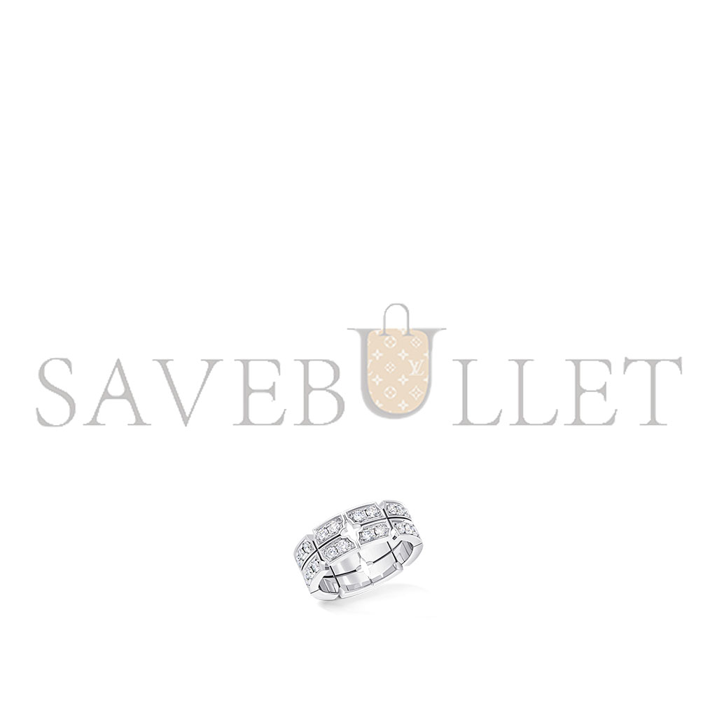 l**is V*t*n tumbler white gold and diamond ring q0l10a